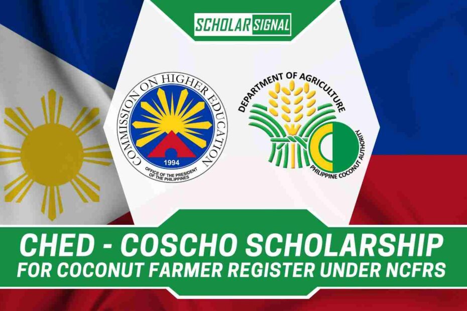 CHED - COSCHO Scholarship For Coconut Farmer